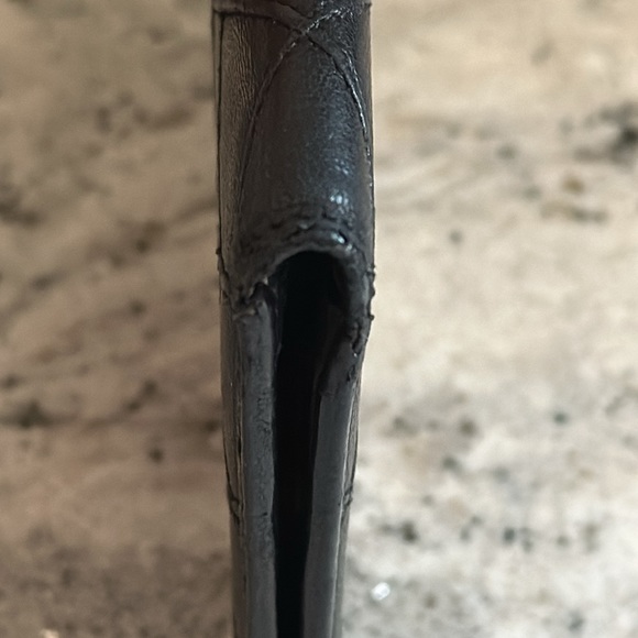 CHANEL Long Bi-Fold Wallet Black GUC - Picture 12 of 14